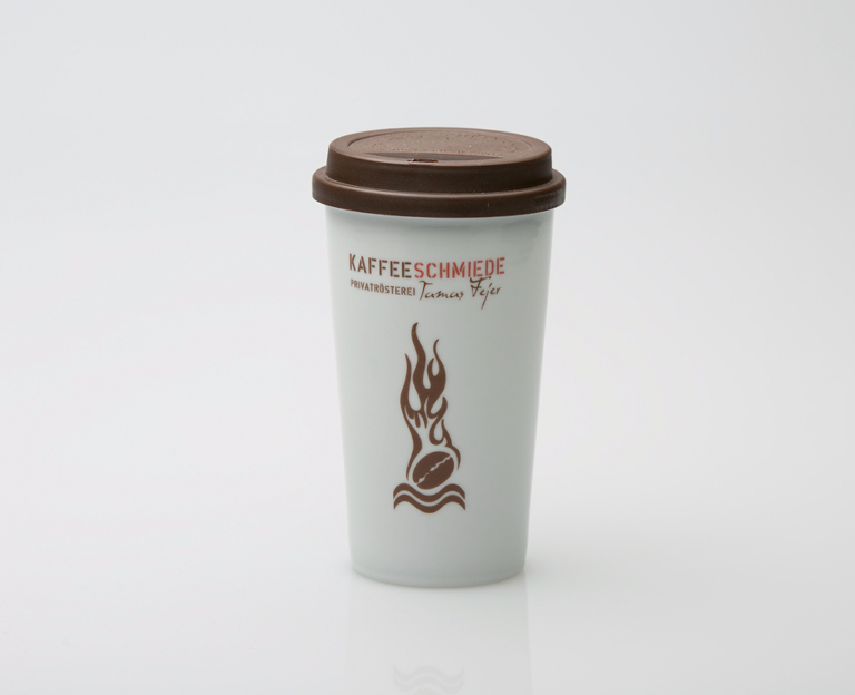 Gastronomie Werbebecher Coffee2Go mit Logo