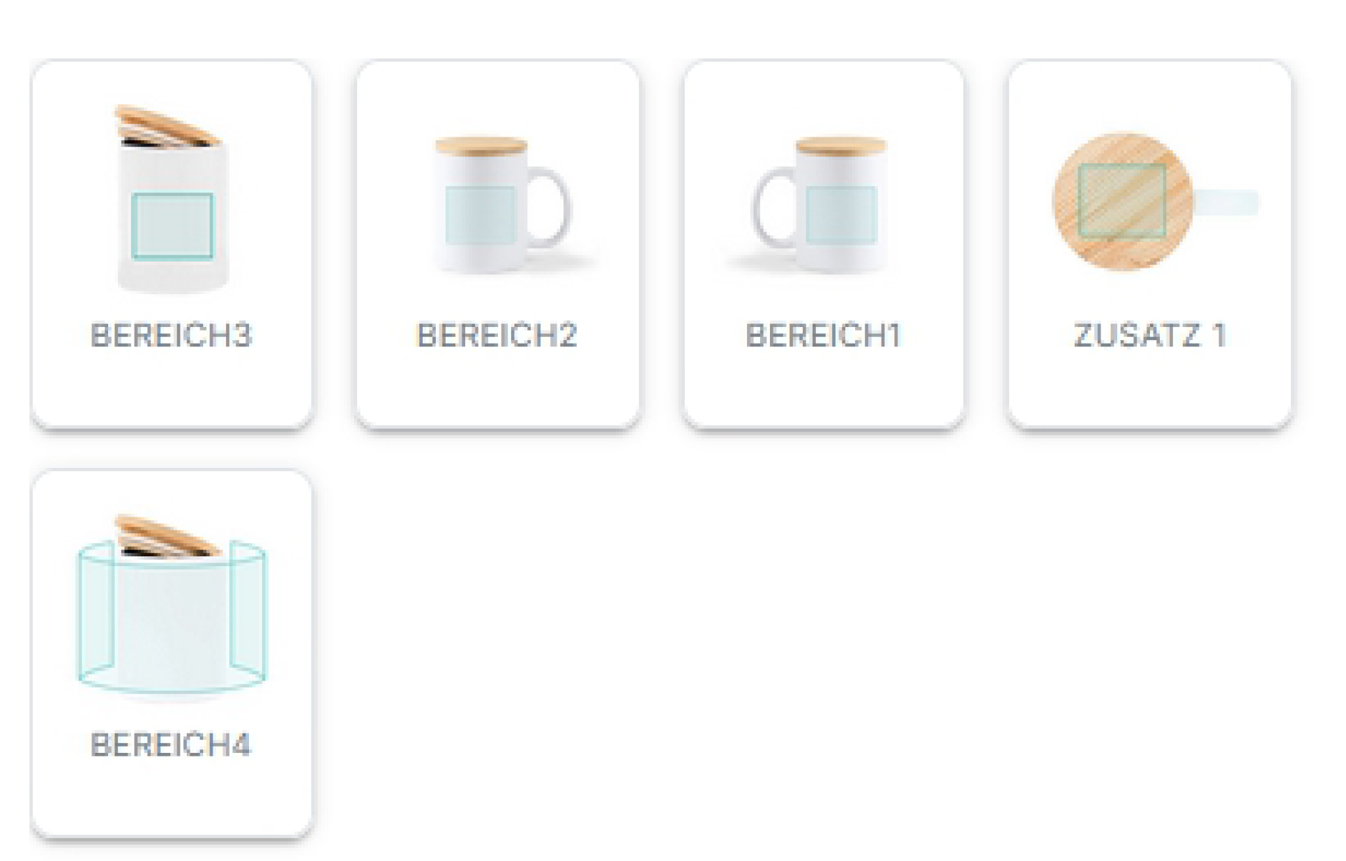 Kaffeebecher Bianka Druckflächen