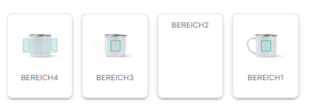 Edelstahlbecher Sophia Druckflächen