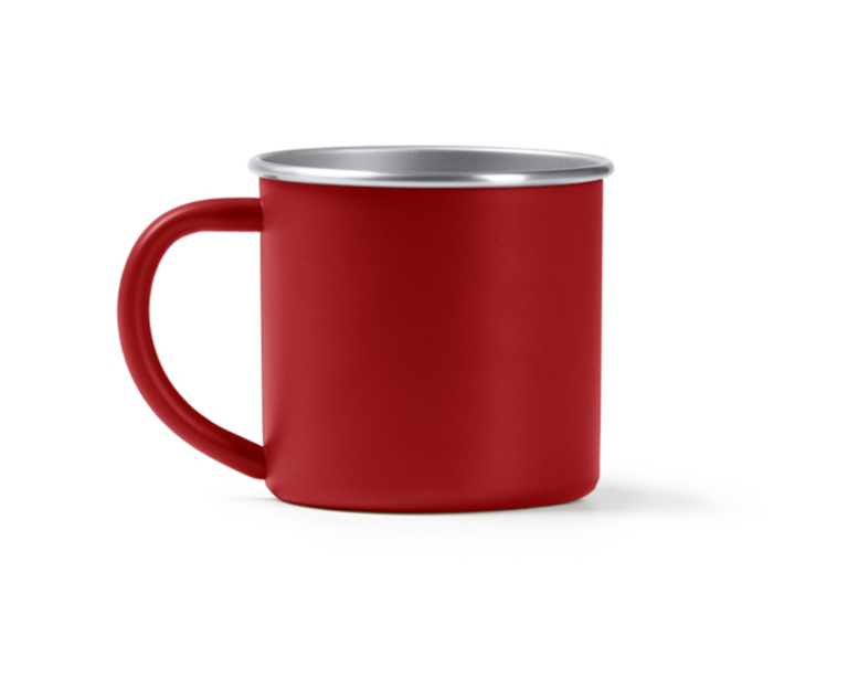 Edelstahlbecher Sophia rot