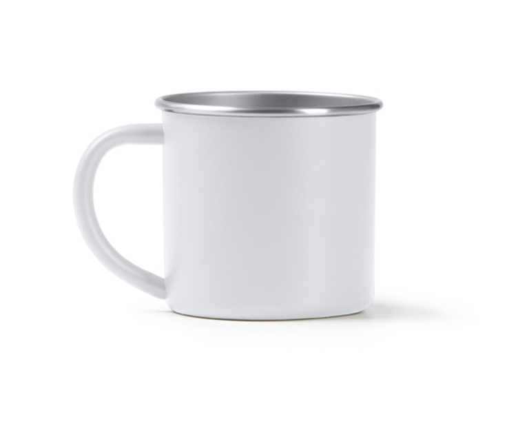 Edelstahlbecher Sophia - weiß