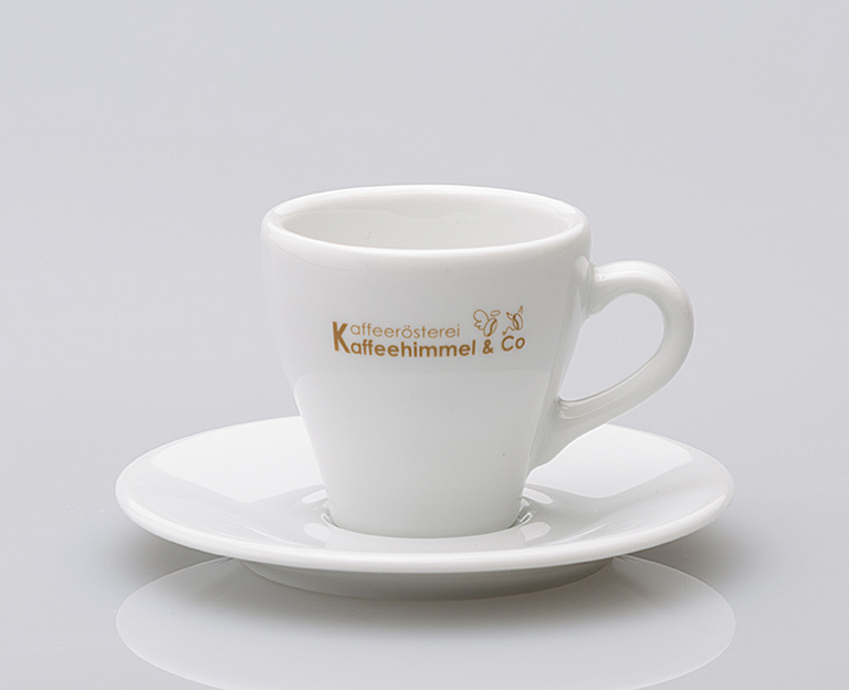 Werbetasse Espresso Capri mit Logo