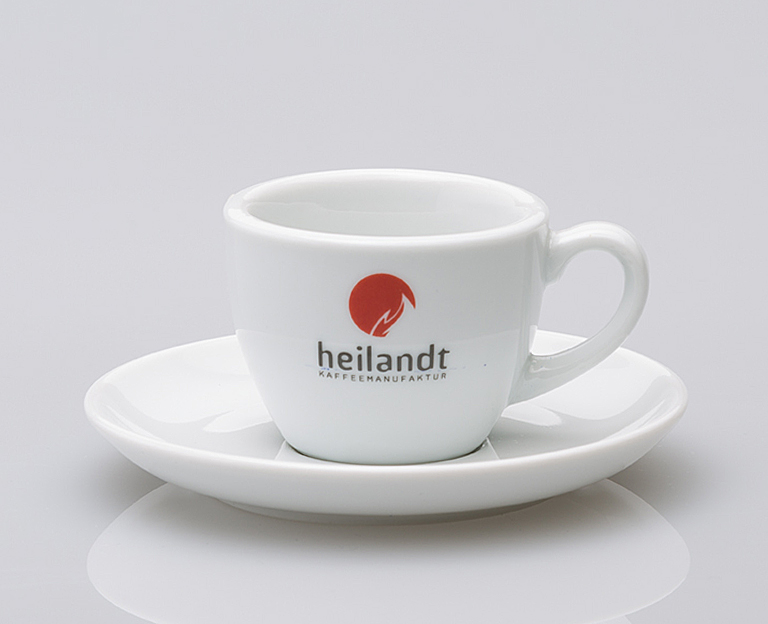 Werbetasse Espresso Italien mit Logo