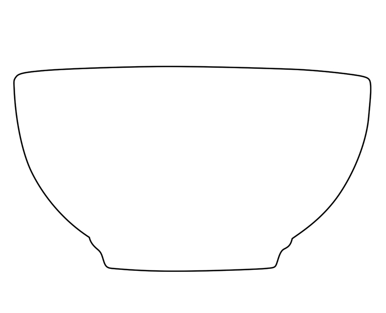 Werbeporzellan Müslischale - Form