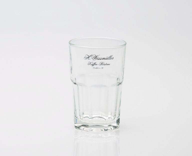 Werbeglas Latte Macchiato Glas mit Logo
