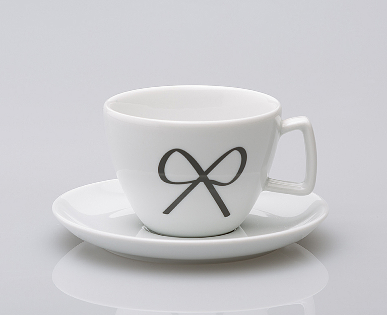 Porzellan Werbetasse Kaffeetasse Florenz mit Motiv