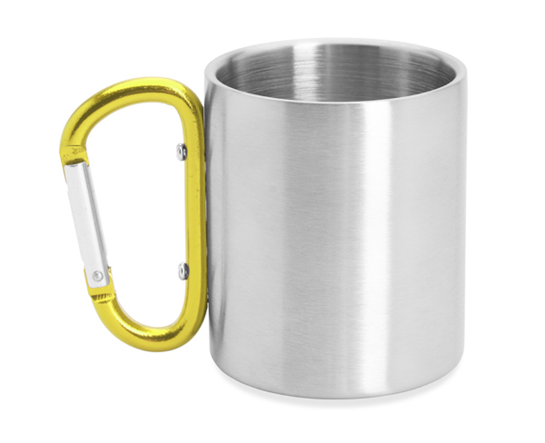 Metalltasse Patagonia - gelb