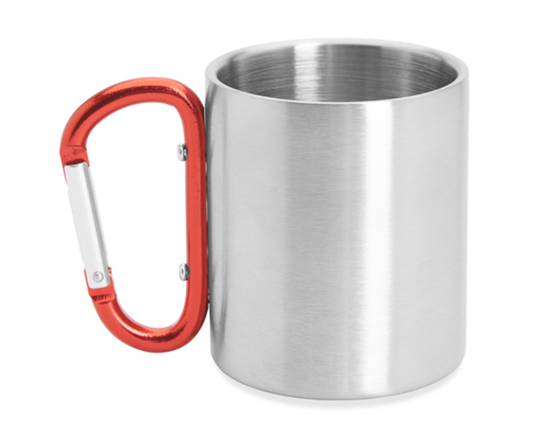 Metalltasse Patagonia - rot