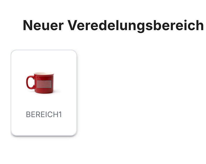 Weihnachtstasse Druckfläche